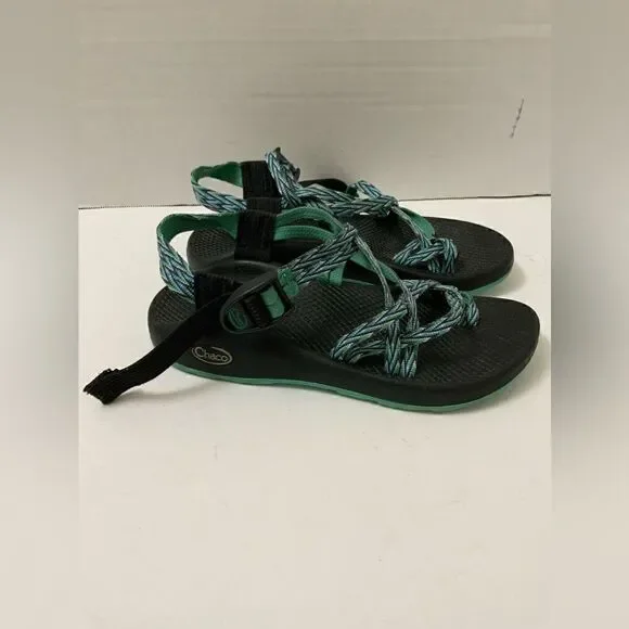 Chaco ZX2 Yampa River Vibram Women’s Blue/Green Strappy Athletic Sandals Size 7 - Picture 3 of 7
